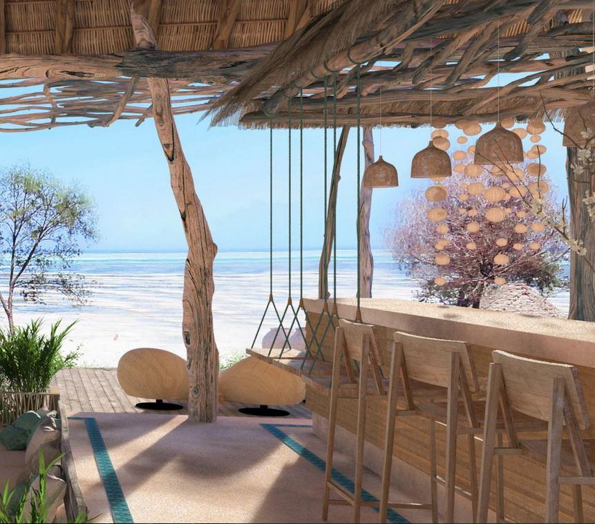 קיוונגווה Zanbluu Beach Hotel מראה חיצוני תמונה